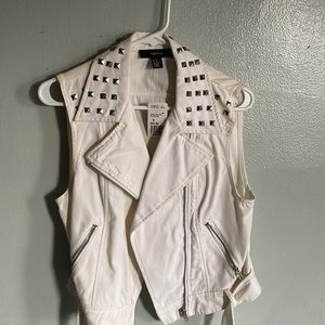 White denim jacket